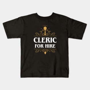 Cleric For Hire Kids T-Shirt